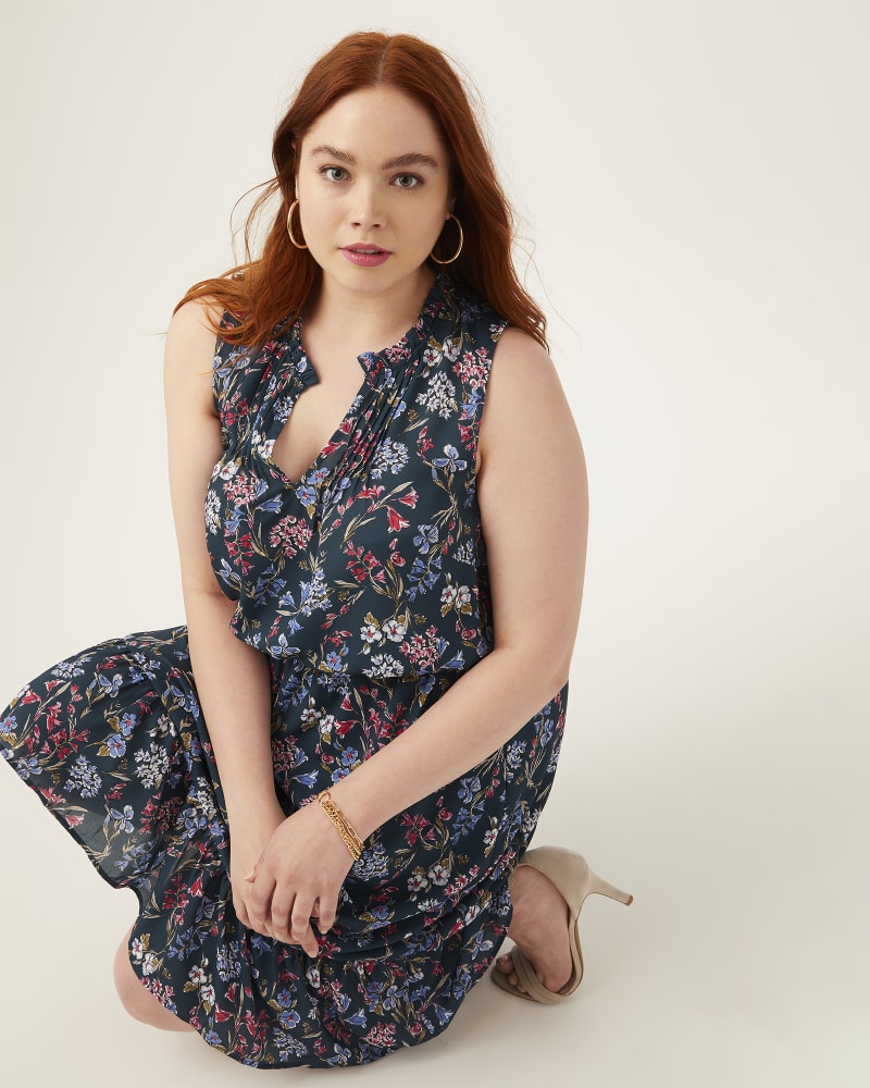 Plus size model with pear body shape wearing  by East Adeline | Dia&Co | dia_product_style_image_id:163200